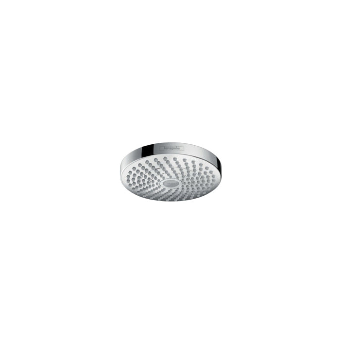 Hansgrohe 4388000 Croma Select S 180 Shower Head, 1.8 gpm Flow Rate, 2 Sprays, 7-3/8 in W x 7-3/8 in D Head