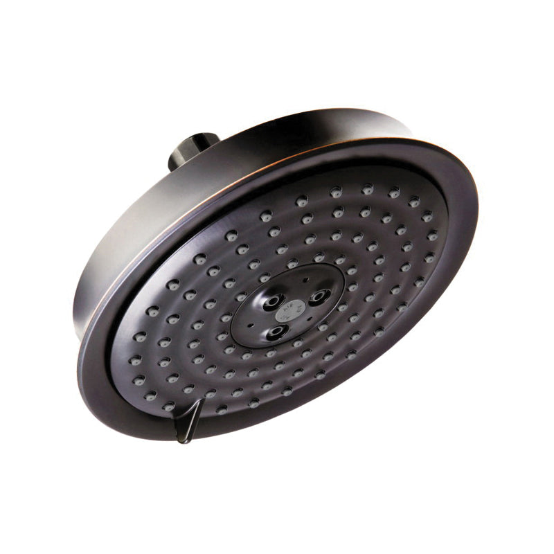 Hansgrohe 4721920 Raindance Classic 150 Shower Head, 2 gpm Flow Rate, 3 Sprays, 6-1/4 in Dia x 1-1/2 in H Head