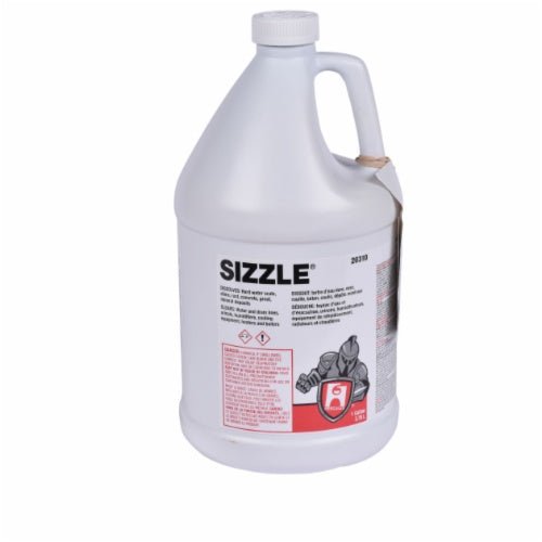 Hercules® Sizzle® 20310 Drain and Waste System Cleaner With Saf-T-Por Spout, 1 gal Can, Liquid, Yellow Light, Pungent