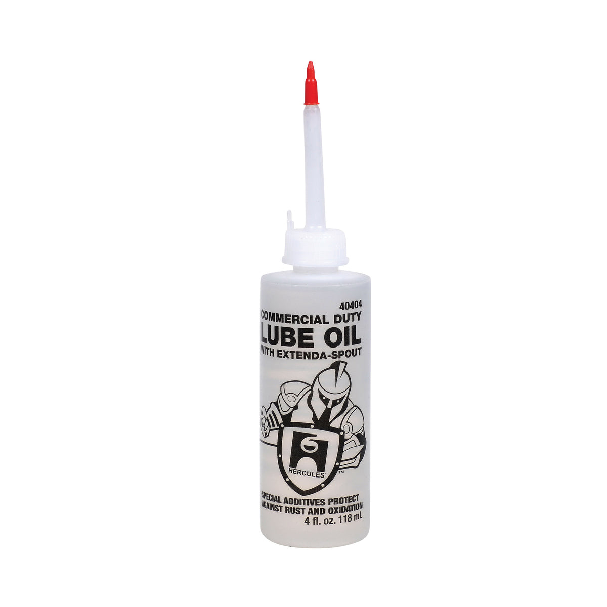 Hercules® 40404 Lube Oil With Extenda Spout, 4 oz, Slight Hydrocarbon Odor/Scent, Liquid Form, Light Amber