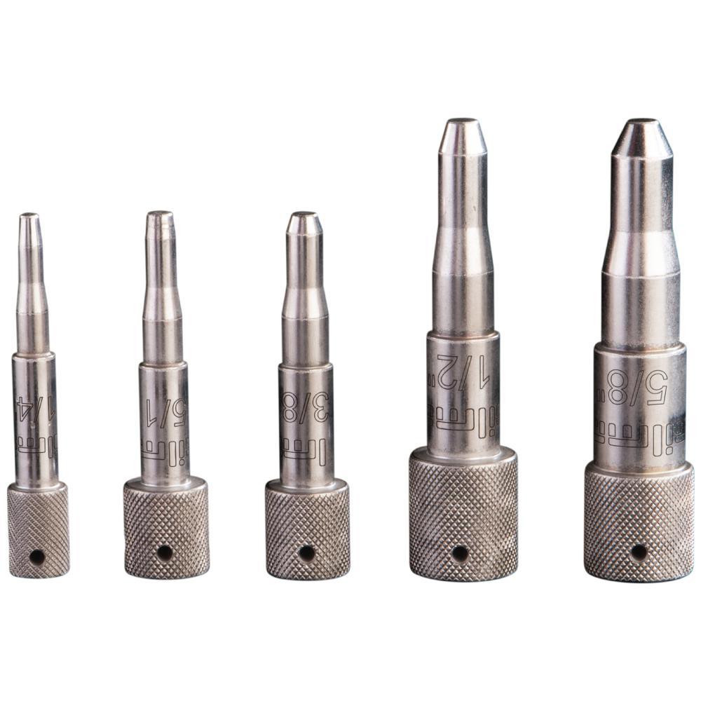 Hilmor® 1839008 Punch Swage Set, 1/4 to 5/8 in, 3 to 3-3/4 in H