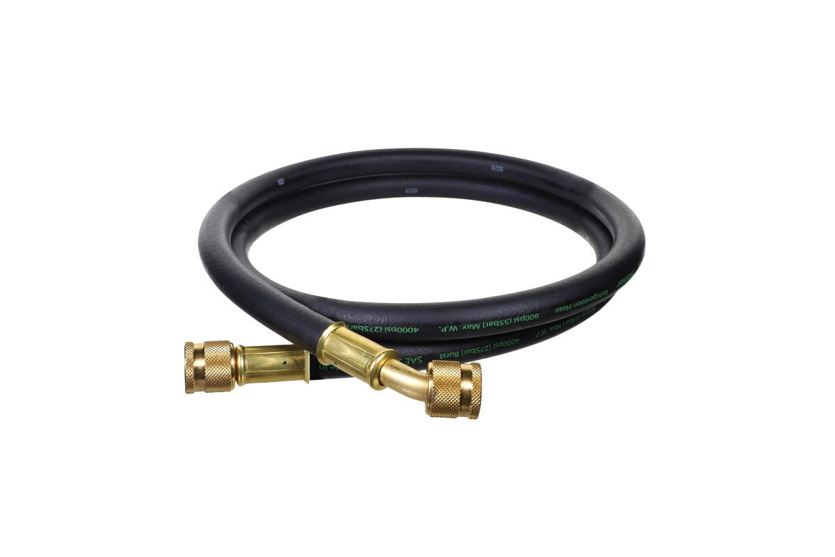 Hilmor® 1839154 Refrigeration Hose, 3/8 in, Straight, 60 in L, 800 psi, Rubber, Domestic
