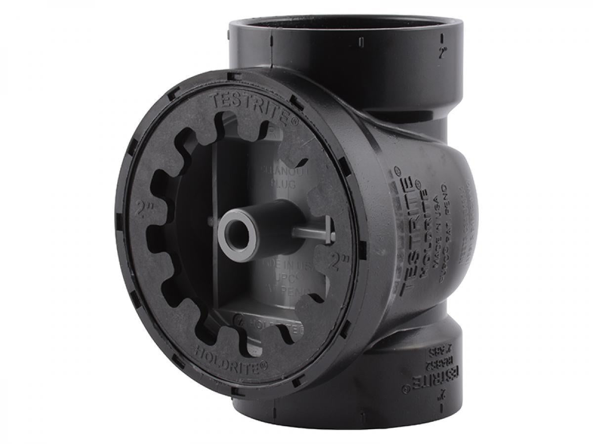 3" DWV Test/Cleanout Tee - ABS