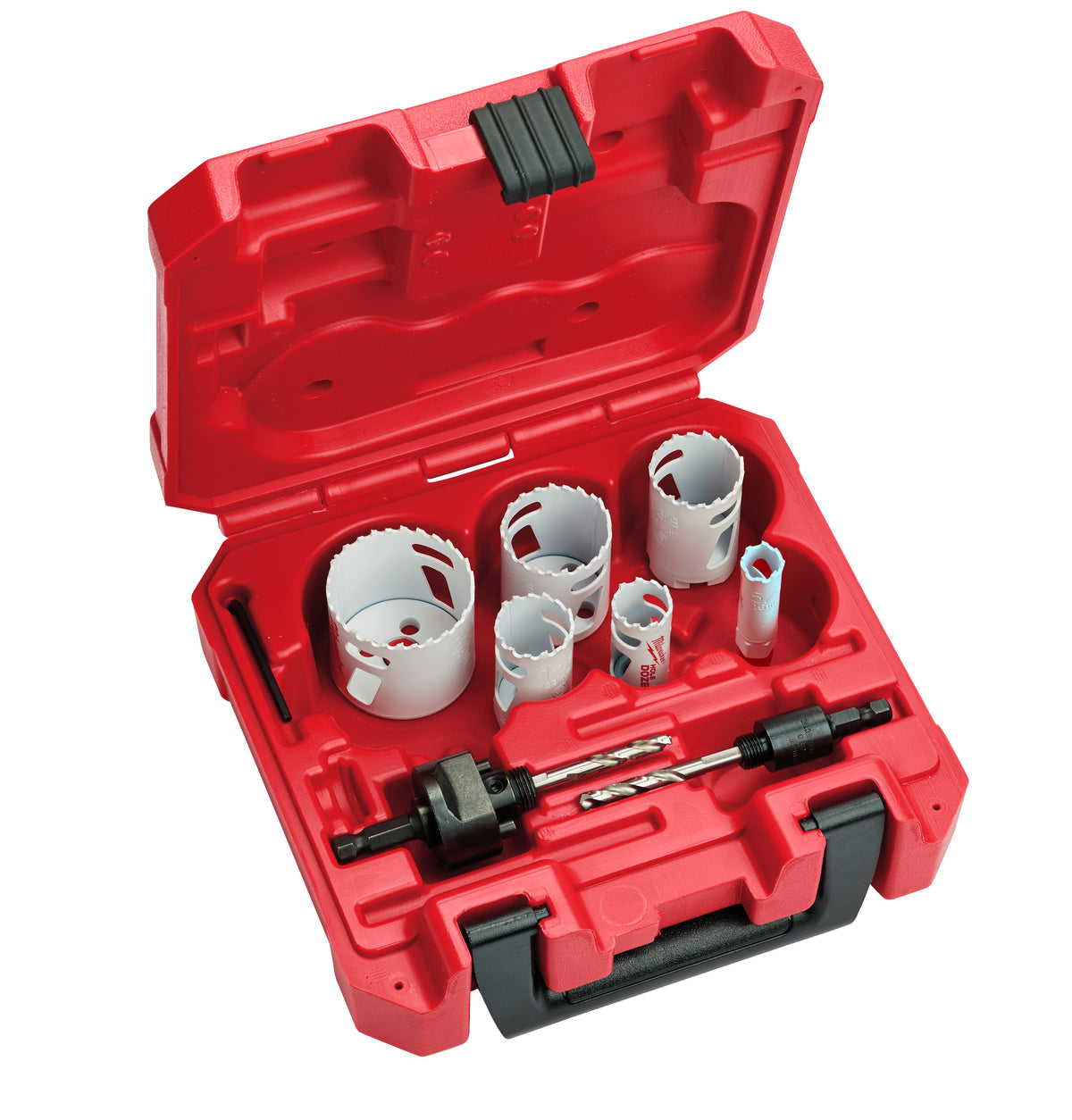 Milwaukee® HOLE DOZER™ 49-22-4079 Refrigeration Hole Saw Kit, 8 Pieces, For Use With 49-56-7210, 49-56-7240, 49-56-7250 and 49-56-9100 Quick-Change Arbor, Bi-Metal/HSS