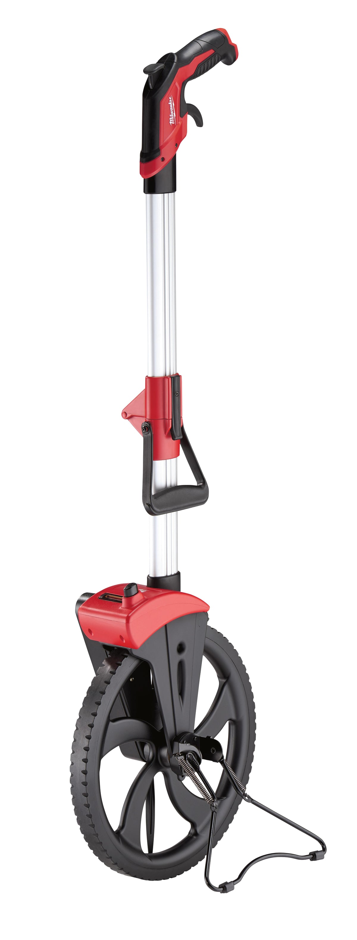 Milwaukee® 48-22-5012 Measuring Wheel, 0 to 9999 ft Measuring, 12 in Dia Wheel, Ergonomic Grip Handle, 23 in OAL