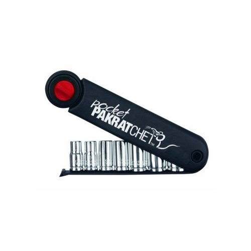 Dottie® PR7 Pocket Pakratchet, 1/4 in Drive, 6-Point, Ergonomic Handle, 7 Pieces, Chrome Vanadium Steel