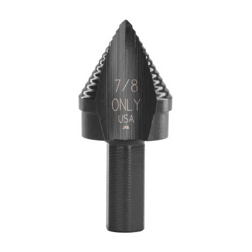 Milwaukee® 48-89-9115 Self-Starting Step Drill Bit, 1/4 in Dia Min Hole, 7/8 in Dia Max Hole, 1 Steps, HSS, 3/8 in Shank