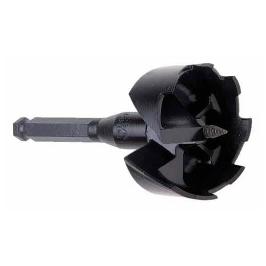Milwaukee® 48-25-2121 Heavy Duty Standard Self-Feed Wood Drill Bit, 2-1/8 in Dia, 4 in OAL, 7/16 in Shank