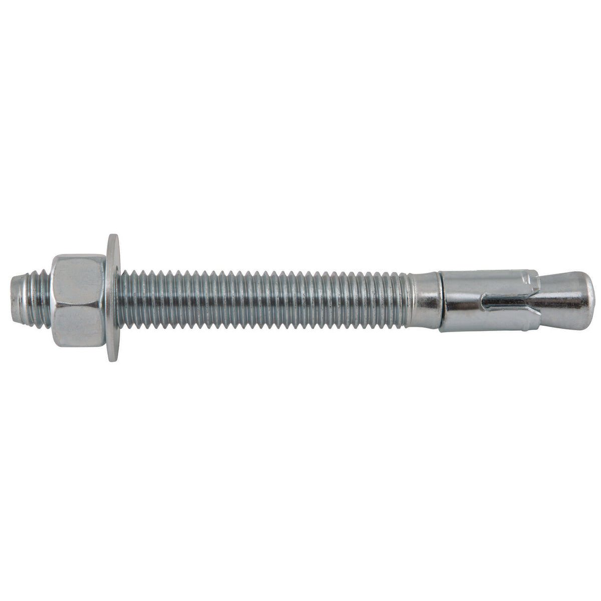 DeWALT® 7434SD1-PWR SD1 Expansion Wedge Anchor, 5/8 in Dia, 6 in OAL, 4 in L Thread, Carbon Steel, Zinc Plated