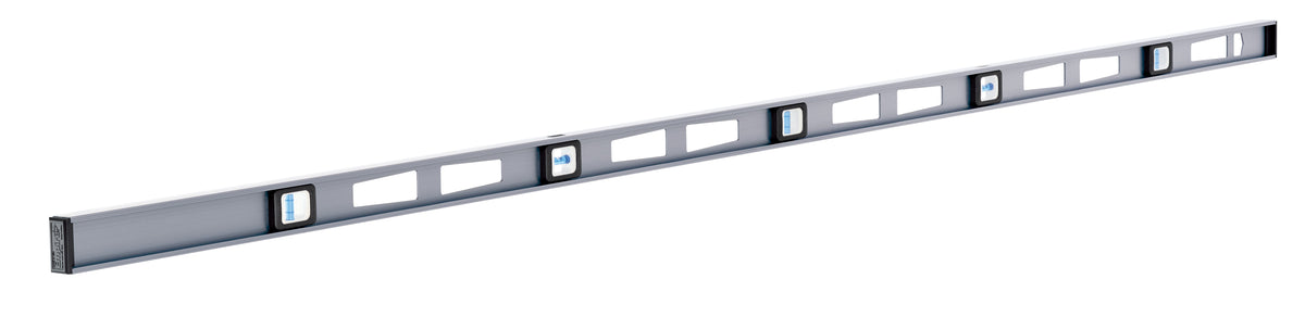 Milwaukee® Empire® TRUE BLUE® E80.96 Heavy Duty Non-Magnetic Professional I-Beam Level, 96 in L, 5 Vials, Aluminum, (2) Level/(3) Plumb Vial Position, 0.0005 in Accuracy