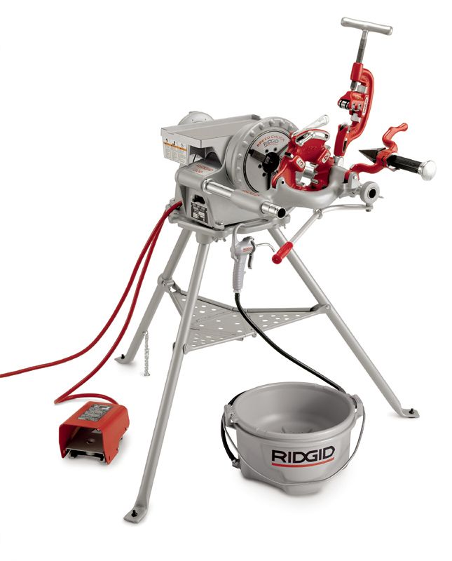 RIDGID® 15682 300 Power Drive With Foot Switch, 1/8 to 2 in Pipe, 19 in L x 15-1/2 in W, 115 VAC, 1/2 hp, 36 rpm