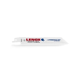 Lenox® 22751OSB618R Reciprocating Saw Blade, 6 in L x 3/4 in W, 18 TPI, Steel Body, Universal/Toothed Edge Tang