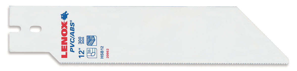 Lenox® 20982HSB12 Replacement Hand Saw Blade, 2-1/2 in W x 12 in L Blade, Carbon Steel Cutting Edge, 10 TPI, Carbon Steel Blade