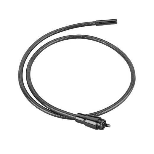 Milwaukee® 48-53-0130 M-Spector™ Replacement AV Analog Camera Cable, For Use With M-Spector™ 2311-21 Camera Kit, 9.5 mm Dia x 3 ft L, Black