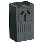 Non-Grounding Straight Blade Receptacle - Black - 50 A