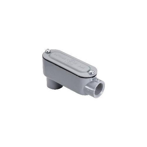 Southwire - Topaz LB6CG Type LB 3-Conductor Conduit Body with Cover and Gasket, 2 in Hub, Die Cast Aluminum