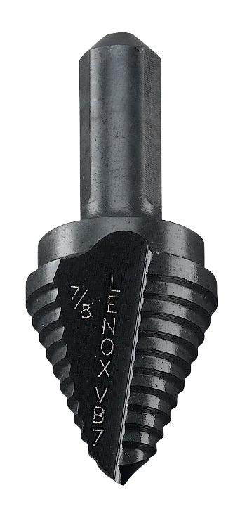 Lenox® Vari-Bit® 30887VB7 Step Drill Bit, 7/8 in Dia Min Hole, 7/8 in Dia Max Hole, 1 Step, HSS, 1 Hole Size, 3/8 in Shank