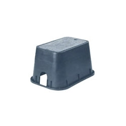 Water-Tite 83360 Rectangular Meter Box With Green Drop-in Lid, 19 in L x 13-1/4 in W x 10 in H, Domestic