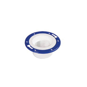 Water-Tite 86182 Flush-Tite Closet Flange Without Knockout, 7.008 in OD, 3 x 4 in Pipe, Domestic