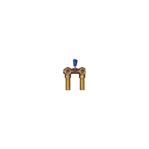 Water-Tite 88401 1/4-Turn Washing Machine Outlet Box Valve With Blue Handle, 1/2 in, C, Import