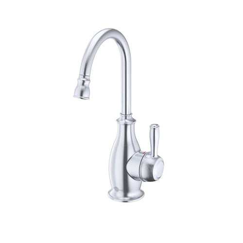 Insinkerator® 45389AJ-ISE Traditional 2010 Showroom Instant Hot Water Faucet, 360 deg Swivel Spout, Arctic Steel
