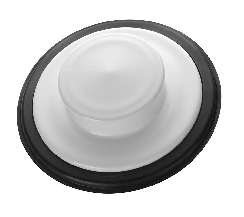 Insinkerator® 70117D Sink Stopper, For Use With All Insinkerator® Manufactured Disposer, Stainless Steel, White, Domestic