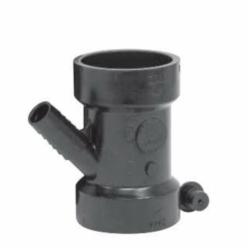 IPEX® 112332 DWV Appliance Wye, Fitting/Connector: Wye, 1-1/2 x 1-1/2 x 3/4 in Nominal, Hub x Hub x Hose Barb End Style, SCH 40/STD, ABS, Import