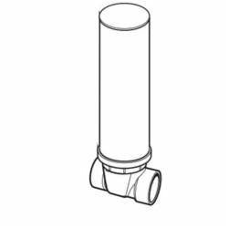 2" Backwater Valve - White - PVC