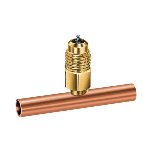 JB Industries A31155 Braze Tee, 1/4 x 5/16 in Nominal, ODS x Access x ODF
