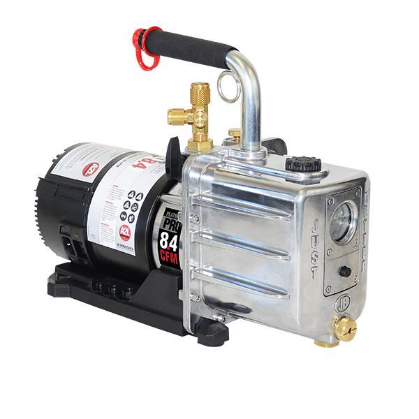 JB Industries DV-240DC DV Dual Voltage Vacuum Pump, 8.4 cfm Displacement, 1/2 hp, 115/230 V DC, 21 oz Oil
