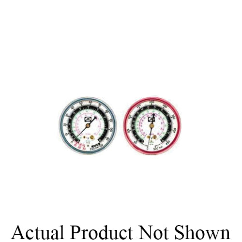 JB Industries M2-500 High Side Standard Pressure Gauge, 0 to 500 psi, 1/8 in MNPT Connection, 2-1/2 in Dial