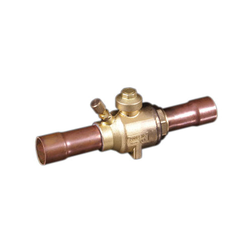 JB Industries V34511 Refrigerant Ball Valve With Port and Access Valve Steel Actuator, 3-1/8 in Nominal