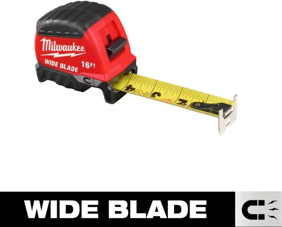 16ft Wide Blade Magnetic Tape Measure