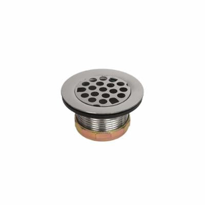Jomar Valve® 305-410 Bar Sink Strainer, For Use With Builders Series 400 Grade Stainless Steel Sink Strainer, 430 Stainless Steel, Polished Stainless Steel