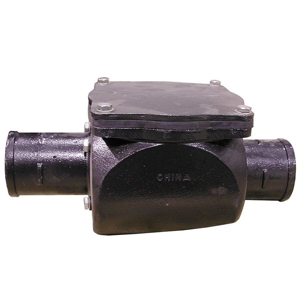 4" Backwater Valve without Hub - Cast Iron