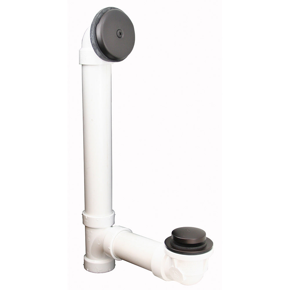 Jones Stephens™ B0755RB Standard Bath Waste Full Kit, 10-1/8 in W x 18-1/4 in H, PVC