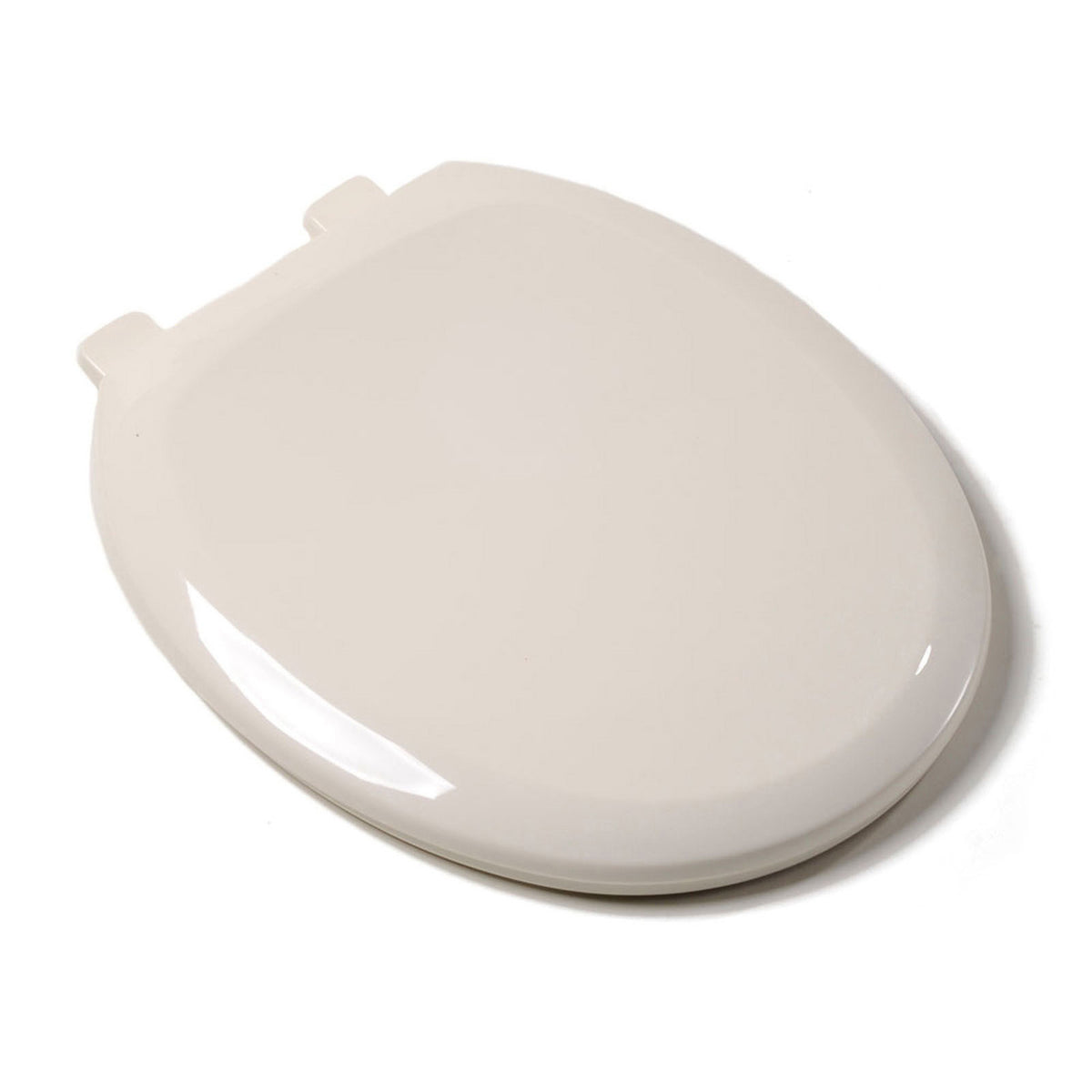 Jones Stephens™ Comfort™ EZ Close™ Comfort™ C1606S02 Premium Toilet Seat With Cover, Round Bowl, Closed Front, Plastic, Adjustable Hinge, Biscuit