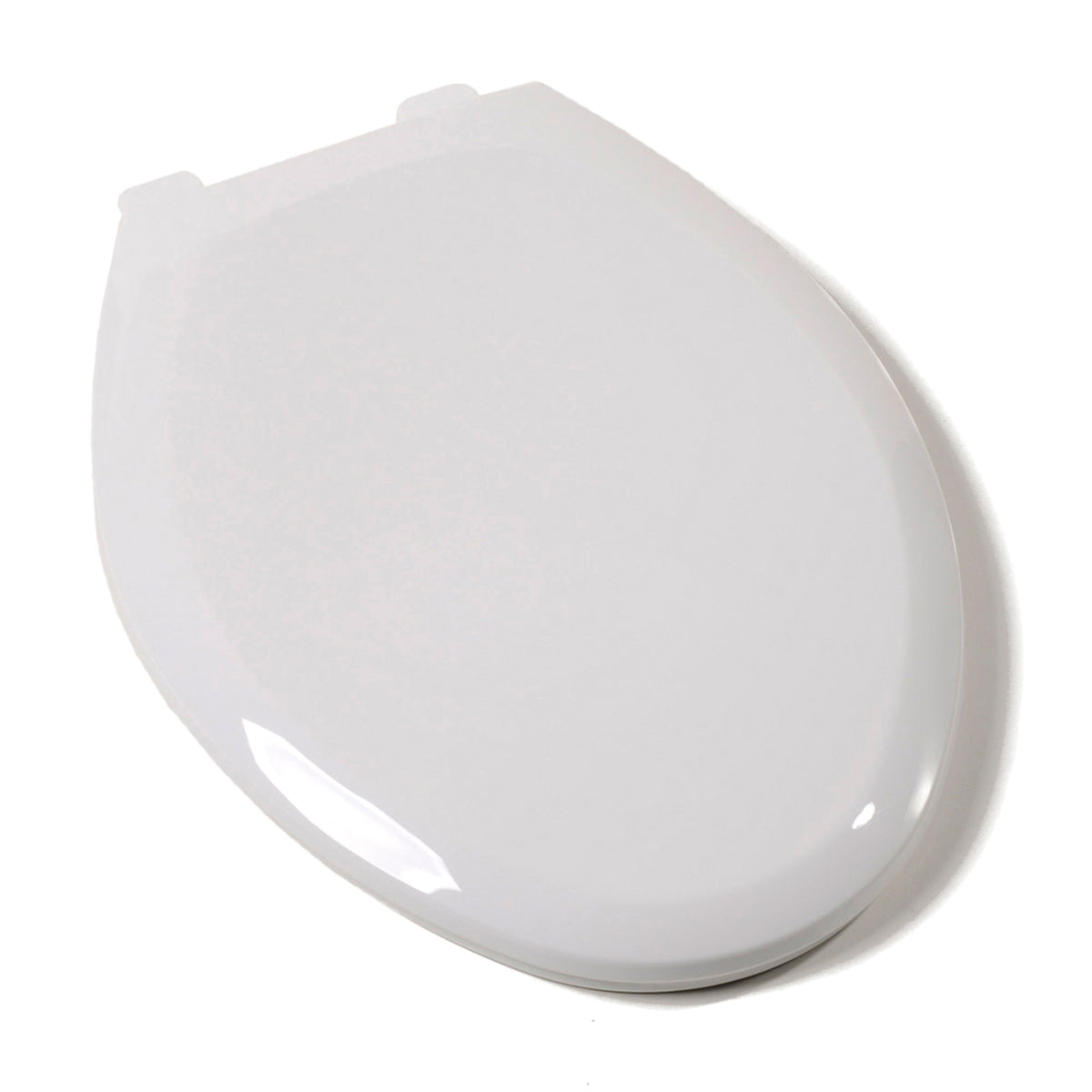 Jones Stephens™ Comfort™ EZ Close® C2200S00 Premium Toilet Seat With Cover, Elongated Bowl, Closed Front, Plastic, White