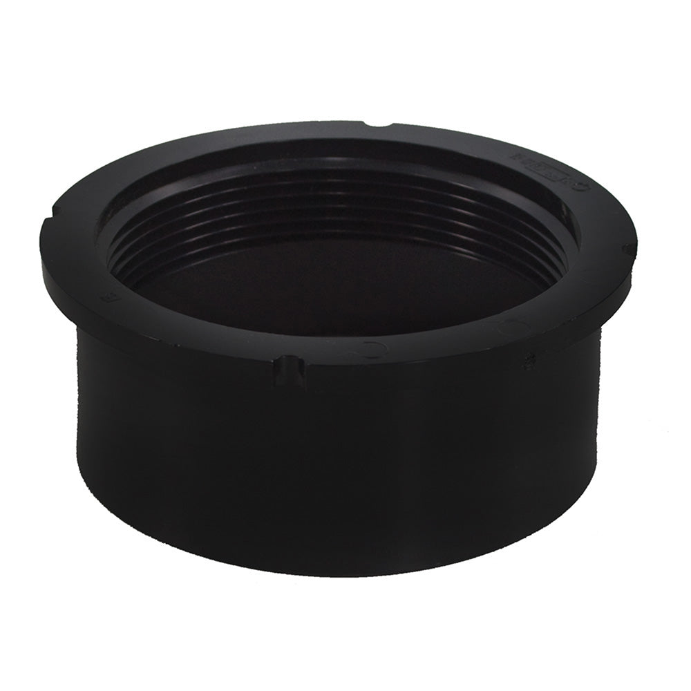 Hub Fit Drain Base - ABS - for 3-1/2" Spud