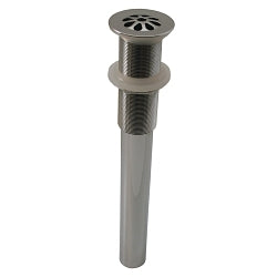Jones Stephens™ D70205 Lavatory Grid Drain With Tailpiece, 4 in, Brass Drain