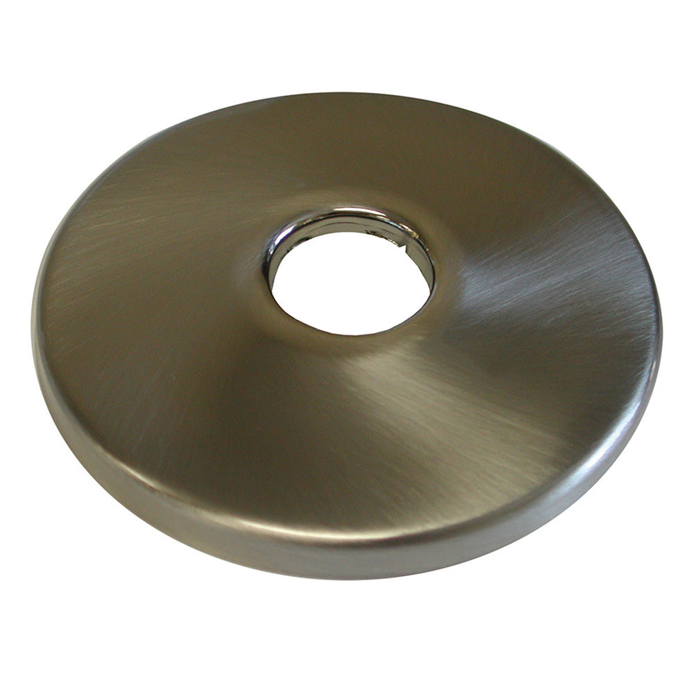 Jones Stephens™ E0105BN Low Pattern Escutcheon, 1/2 in CTS, Steel, Brushed Nickel