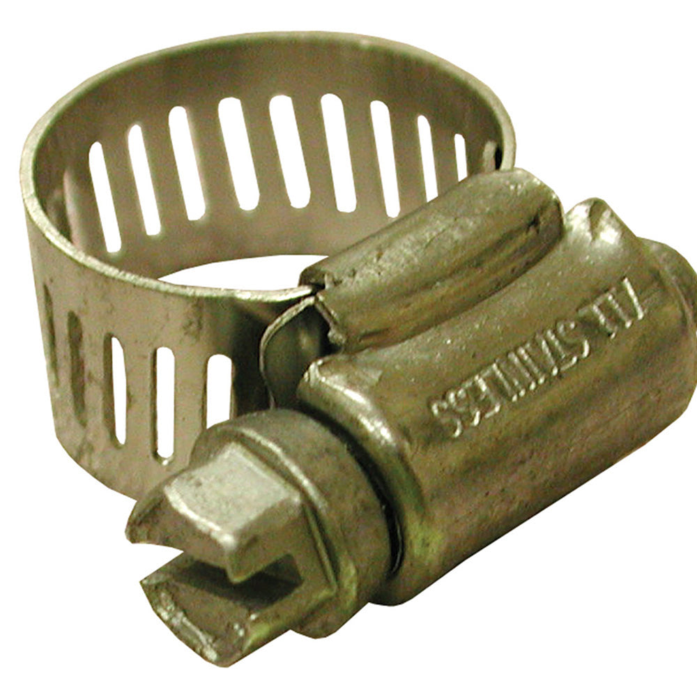 Jones Stephens™ G11056 Full size Gear Clamp, 2-1/8 to 4 in Clamp, #56 Trade, Stainless Steel Band, Stainless Steel Bolt, Domestic