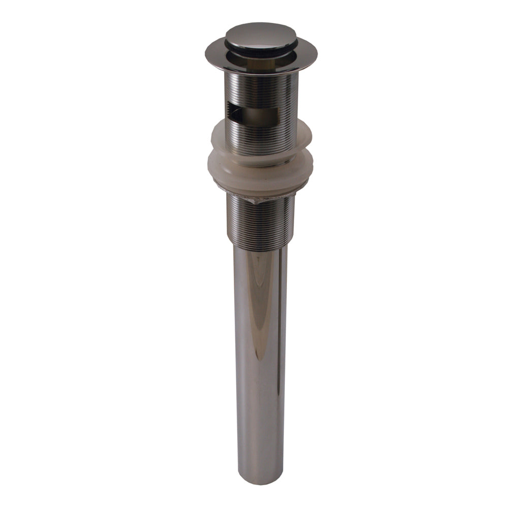 Jones Stephens™ P35033 Lavatory Pop-up Drain With Tailpiece, 4 in, Brass Drain
