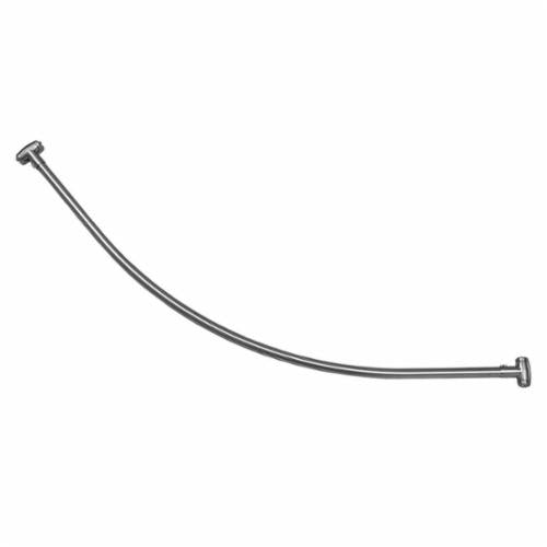 Jones Stephens™ Contoured Shower Rod With Flanges, 1 in Dia Rod