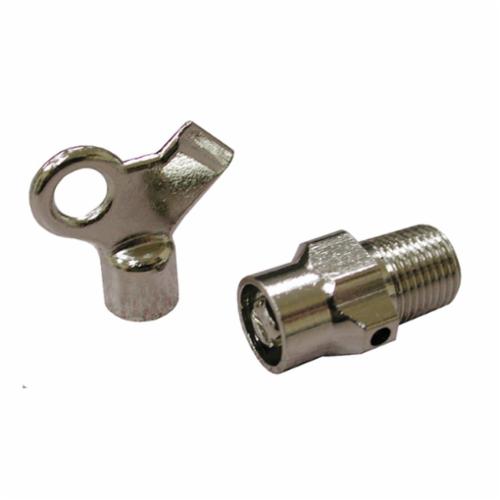 Jones Stephens™ R20001 Radiator Vent Valve With Key, 1/8 in, Thread, 125 psi