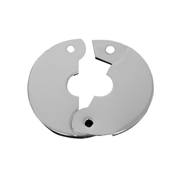 Jones Stephens™ F01-125 Floor and Ceiling Plate, 1-3/8 in OD, Steel, Polished Chrome, Import
