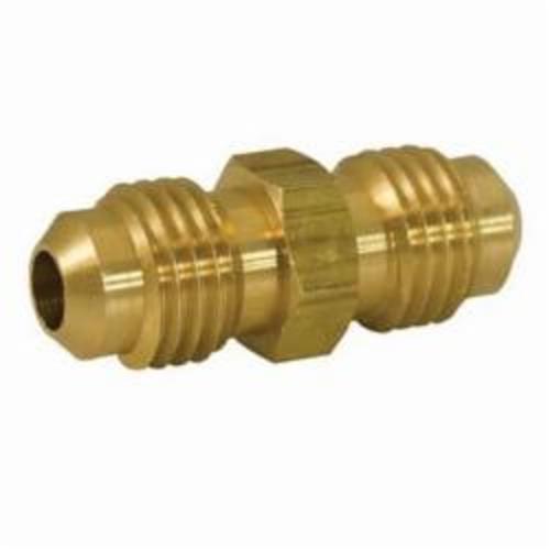 Jones Stephens™ PlumBest™ LTConnections™ F40023 Style 42 Tube Union, 1/4 in Nominal, Flare, Brass