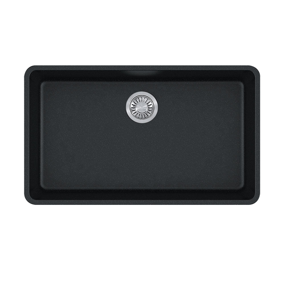 Kubus 32-3/8" Single Basin Fragranite Kitchen Sink for Undermount Installations