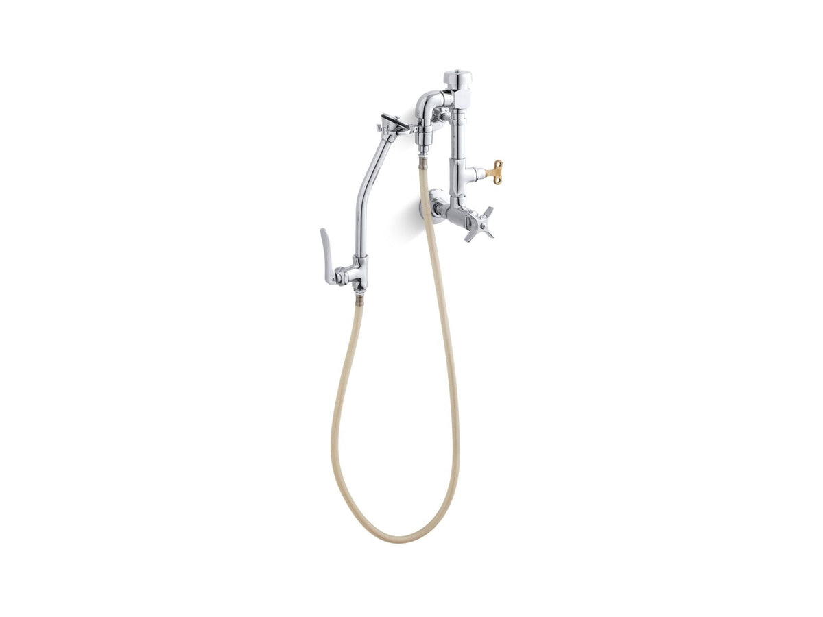 Bedpan Washer - Polished Chrome - 15 GPM