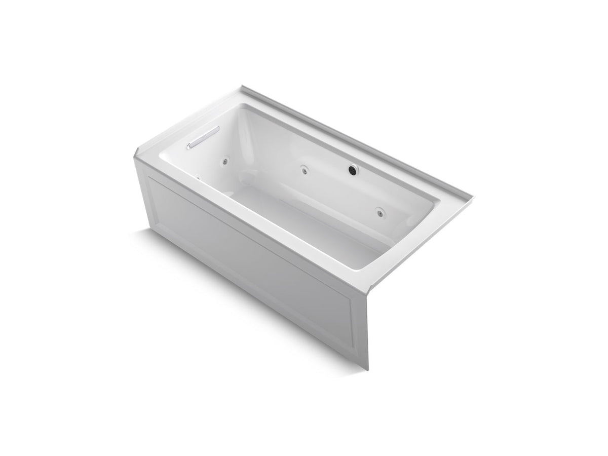Archer Bathtub, Black, 3-Wall Alcove